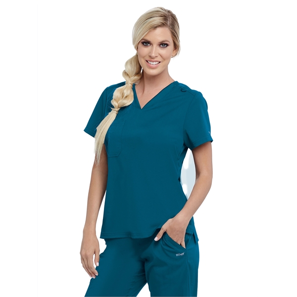 Barco Grey's Anatomy™ Bree Tuck-In Stretch Top... from ASI 86018 Scrub Authority / Uniform Stores