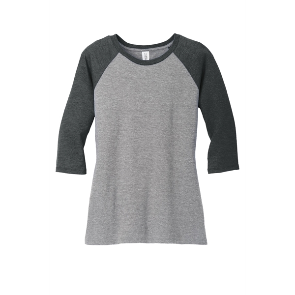 District Women's Perfect Tri 3/4-Sleeve Raglan.... from ASI 84863 SanMar