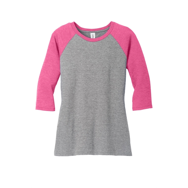 District Women's Perfect Tri 3/4-Sleeve Raglan.... from ASI 84863 SanMar