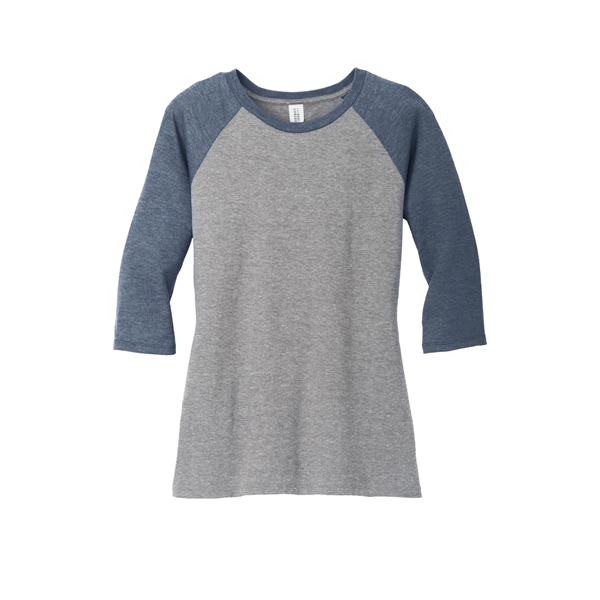 District Women's Perfect Tri 3/4-Sleeve Raglan.... from ASI 84863 SanMar