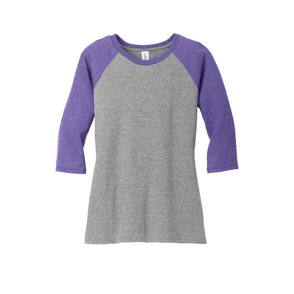 District Women's Perfect Tri 3/4-Sleeve Raglan.... from ASI 84863 SanMar