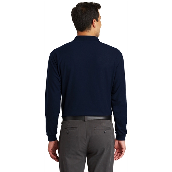 Port Authority Long Sleeve Silk Touch Polo with Pocket.... from ASI 84863 SanMar