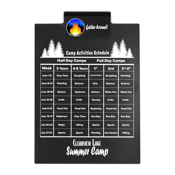 Our most popular clipboard, this letter size accessory holds an 8... from ASI 55990 Garyline