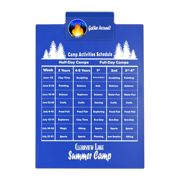 Our most popular clipboard, this letter size accessory holds an 8... from ASI 55990 Garyline