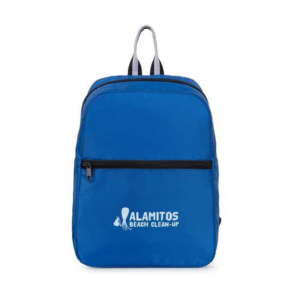 Mini backpack that features a zippered opening, front zippered pocket, adjustable... from ASI 56070 Gemline / Gemline®