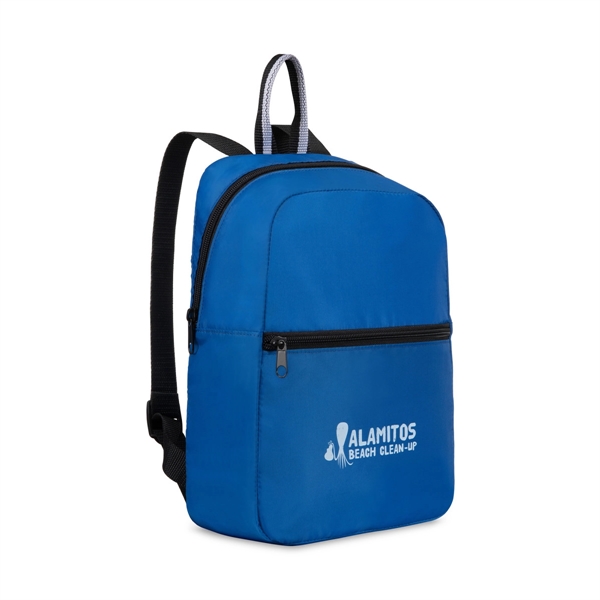 Mini backpack that features a zippered opening, front zippered pocket, adjustable... from ASI 56070 Gemline / Gemline®
