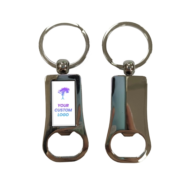 bottle opener keychain with epoxy doming on 1 side and shipping... from ASI 37218 Athena Promo (tm)