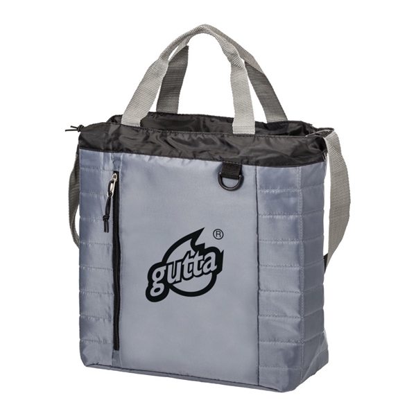 Poly fabric cooler bag with PEVA lining. Convenient transport handles to... from ASI 84592 St Regis Group