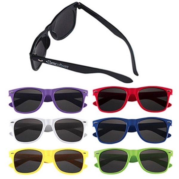 Sunglasses with black frames and dark lenses.... from ASI 80060 VisionUSA