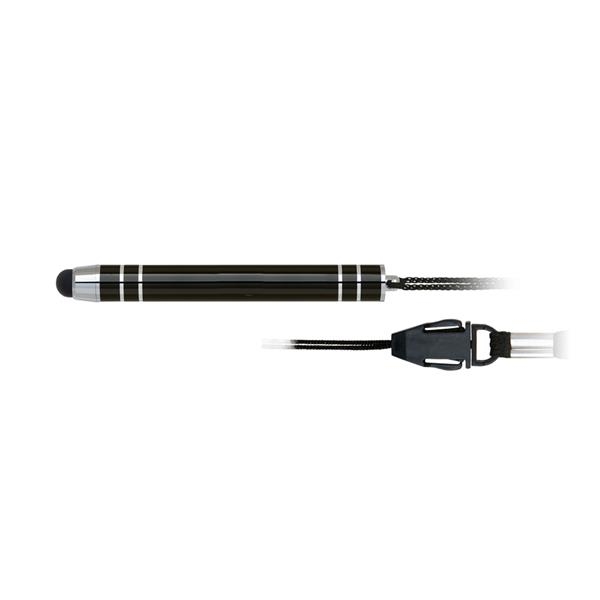 Mini capacitive Screen touch pen with lanyard. Good for iPad, iphone,... from ASI 41511 Brainchild USA Inc / BrainChild Gift Club