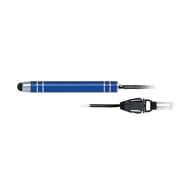 Mini capacitive Screen touch pen with lanyard. Good for iPad, iphone,... from ASI 41511 Brainchild USA Inc / BrainChild Gift Club
