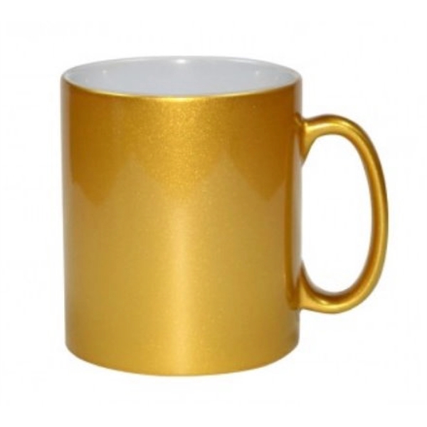 Our sublimation metallic silver or gold colored mug is perfect for... from ASI 76797 Pelican Graphics / Pelican Lures