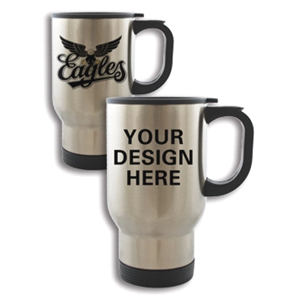 Extremely popular, this finely crafted 14 oz. Stainless steel travel mug... from ASI 76797 Pelican Graphics / Pelican Lures