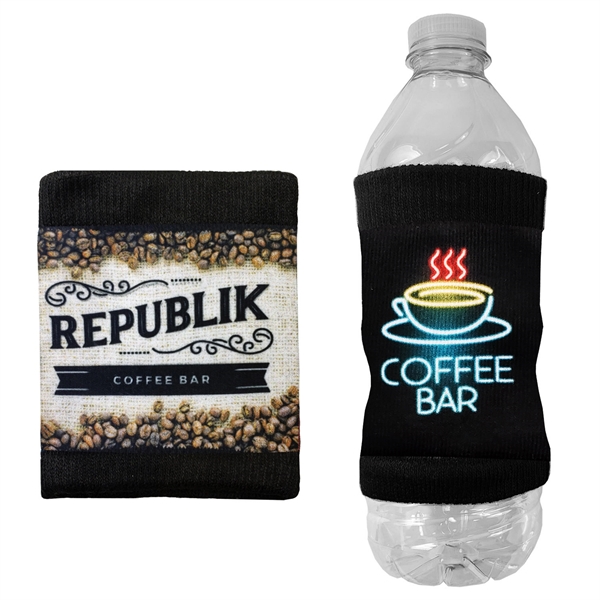 Full color dye sub wristband/beverage wrap works for both cans and... from ASI 90160 Suntex Industries