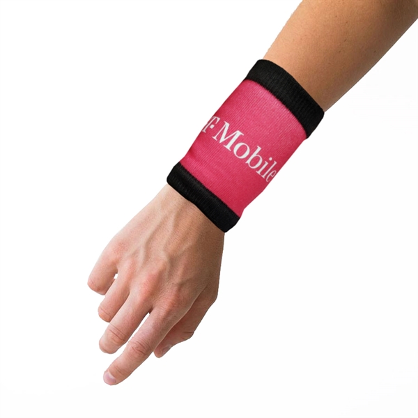 Full color dye sub wristband/beverage wrap works for both cans and... from ASI 90160 Suntex Industries