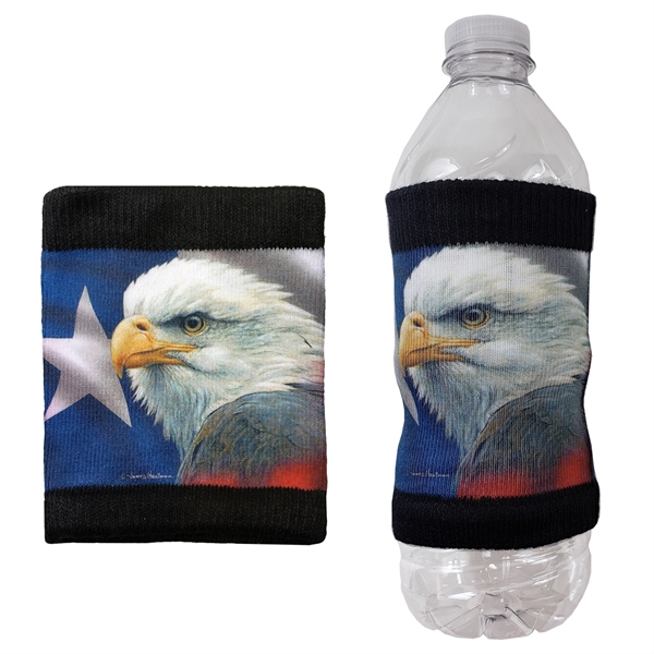 Full color dye sub wristband/beverage wrap works for both cans and... from ASI 90160 Suntex Industries