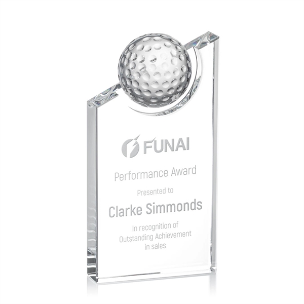 The Axis Golf Award features a brilliant freestanding slanted tower with... from ASI 84592 St Regis Group / St Regis