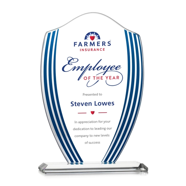 The Margate Starfire Award features a beautiful shield design with reflective... from ASI 84592 St Regis Group / St Regis