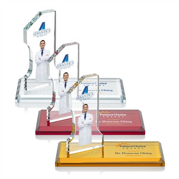 The Northam #1 VividPrint™ Award features a sparkling 5" tall Starfire... from ASI 84592 St Regis Group / St Regis