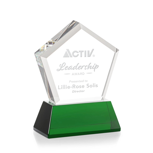 The Genosee Award on Base features a sparkling faceted extra-thick Optical... from ASI 84592 St Regis Group / St Regis