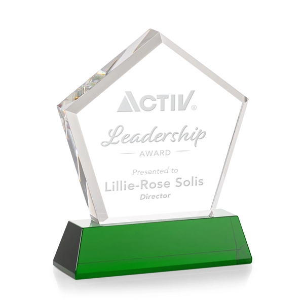 The Genosee Award on Base features a sparkling faceted extra-thick Optical... from ASI 84592 St Regis Group / St Regis