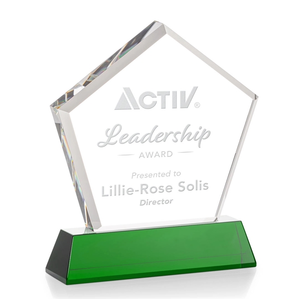 The Genosee Award on Base features a sparkling faceted extra-thick Optical... from ASI 84592 St Regis Group / St Regis