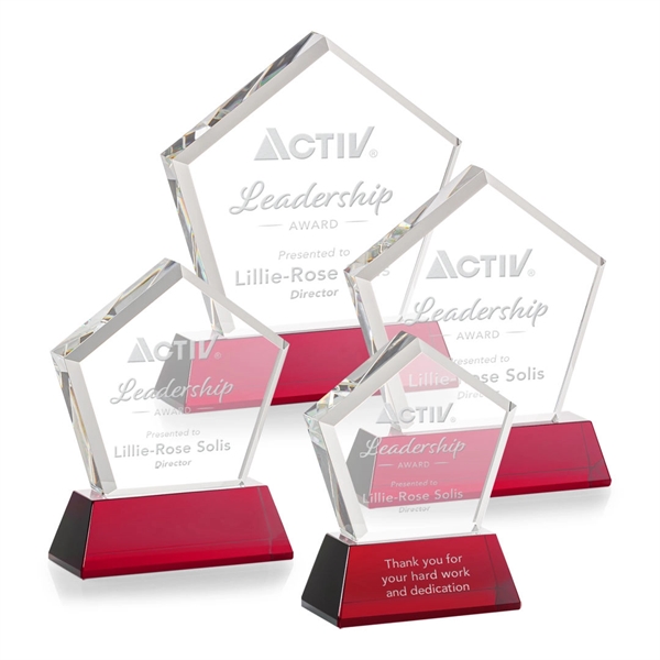 The Genosee Award on Base features a sparkling faceted extra-thick Optical... from ASI 84592 St Regis Group / St Regis