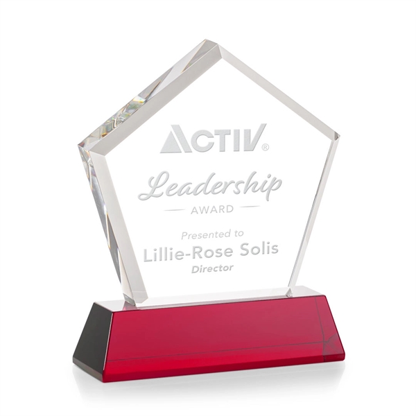 The Genosee Award on Base features a sparkling faceted extra-thick Optical... from ASI 84592 St Regis Group / St Regis