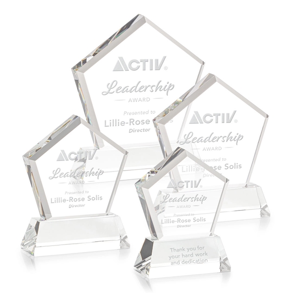 The Genosee Award on Base features a sparkling faceted extra-thick Optical... from ASI 84592 St Regis Group / St Regis