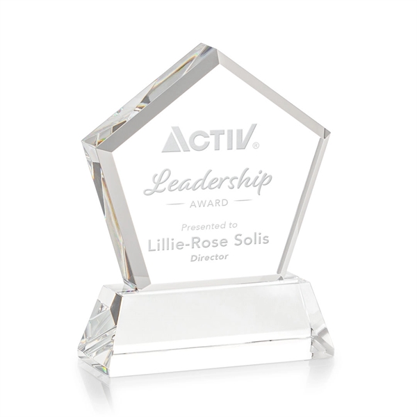 The Genosee Award on Base features a sparkling faceted extra-thick Optical... from ASI 84592 St Regis Group / St Regis