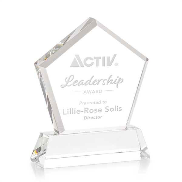 The Genosee Award on Base features a sparkling faceted extra-thick Optical... from ASI 84592 St Regis Group / St Regis