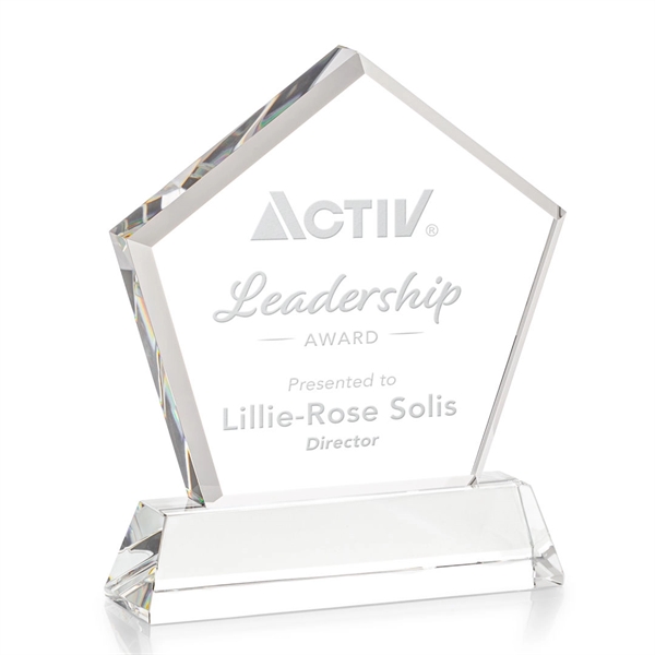 The Genosee Award on Base features a sparkling faceted extra-thick Optical... from ASI 84592 St Regis Group / St Regis