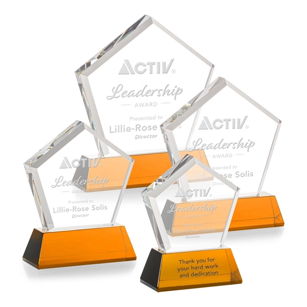 The Genosee Award on Base features a sparkling faceted extra-thick Optical... from ASI 84592 St Regis Group / St Regis