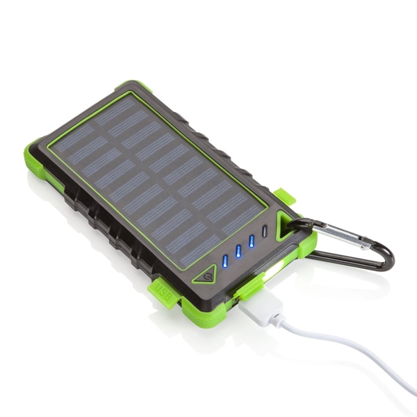 Rugged and super durable, this solar power bank has a textured... from ASI 84592 St Regis Group
