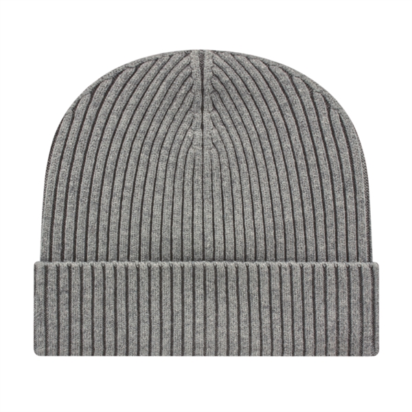 Premium blend knit beanie cap with cuff and tonal CA embroidered... from ASI 43792 Cap America Inc