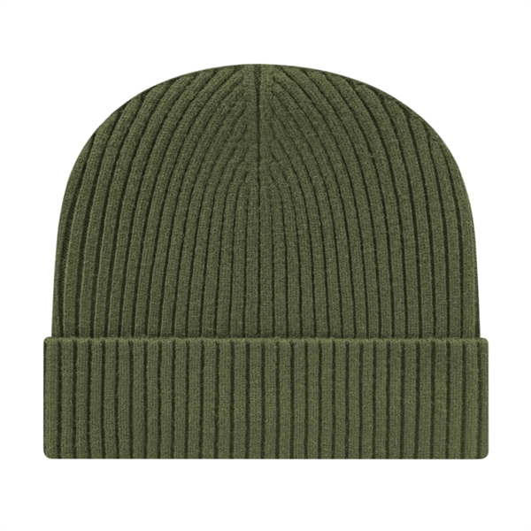 Premium blend knit beanie cap with cuff and tonal CA embroidered... from ASI 43792 Cap America Inc
