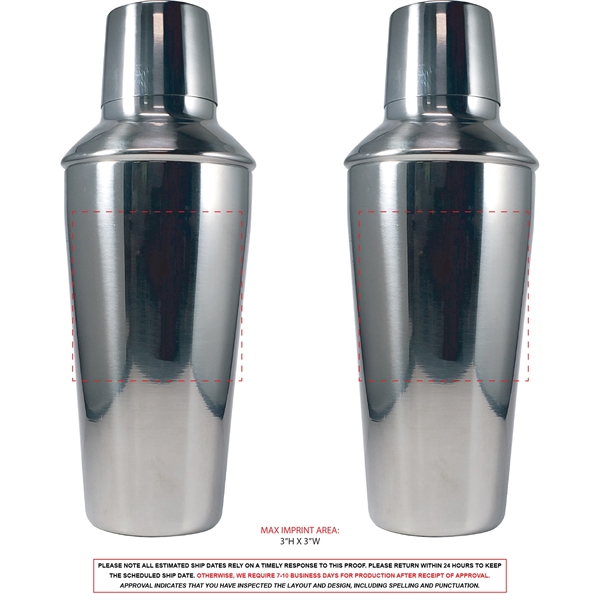 24.6 oz. Stainless Steel Cocktail Shaker... from ASI 80060 VisionUSA