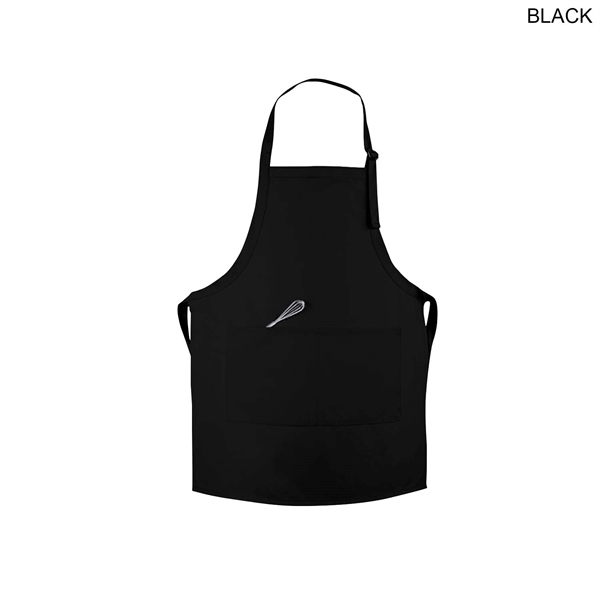 Polyester/cotton twill apron with adjustable neckband, full bib, and split-pocket pouch.... from ASI 53509 FIEL-Fairdeal Import & Export / FIEL