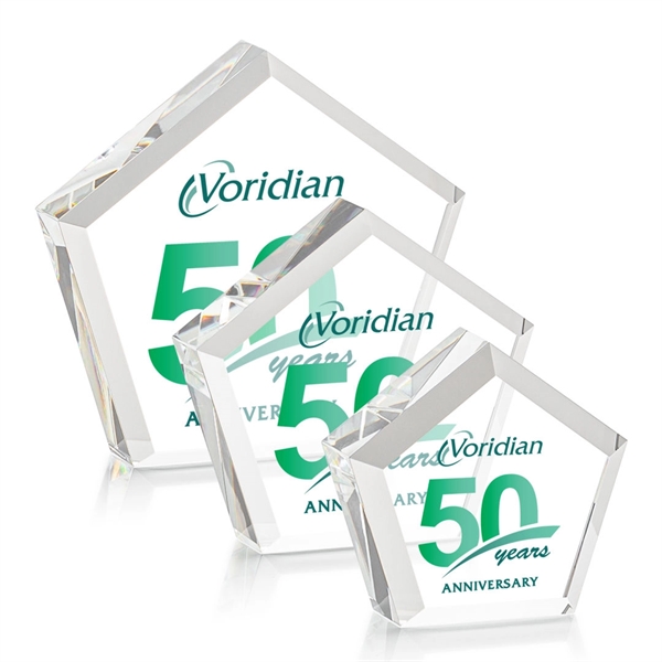 The Genosee VividPrint™ Paperweight is a thick and hefty Optical Crystal... from ASI 84592 St Regis Group / St Regis