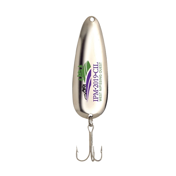 3 1/2" silver fishing lure.... from ASI 76797 Pelican Graphics / Pelican Lures