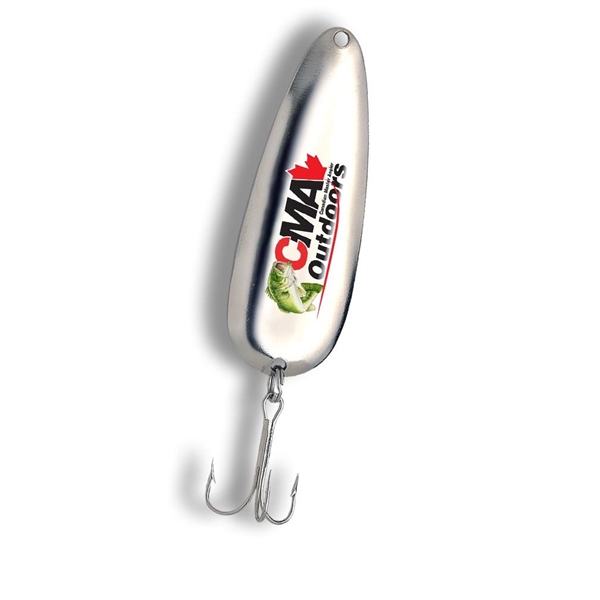 2 7/8" silver fishing lure.... from ASI 76797 Pelican Graphics / Pelican Lures
