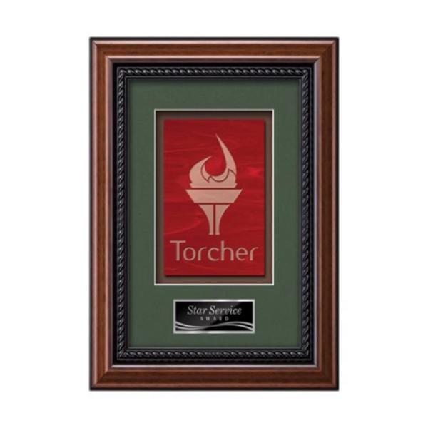 These Stained Glass Framed Awards are inspired by the spectral light... from ASI 84592 St Regis Group / St Regis Crystal