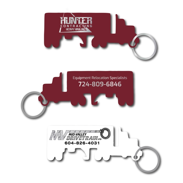 Powder coated, metal automotive key chain with silver key ring.... from ASI 76797 Pelican Graphics / Pelican Lures