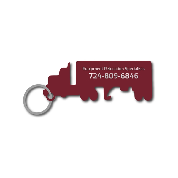 Powder coated, metal automotive key chain with silver key ring.... from ASI 76797 Pelican Graphics / Pelican Lures