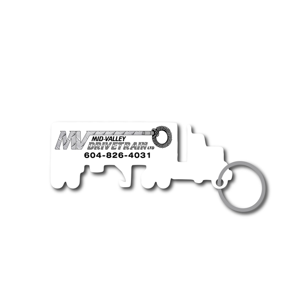 Powder coated, metal automotive key chain with silver key ring.... from ASI 76797 Pelican Graphics / Pelican Lures