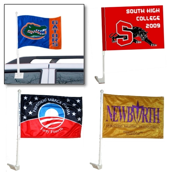 Car flag - 11" x 16" double sided.... from ASI 76797 Pelican Graphics / Pelican Lures