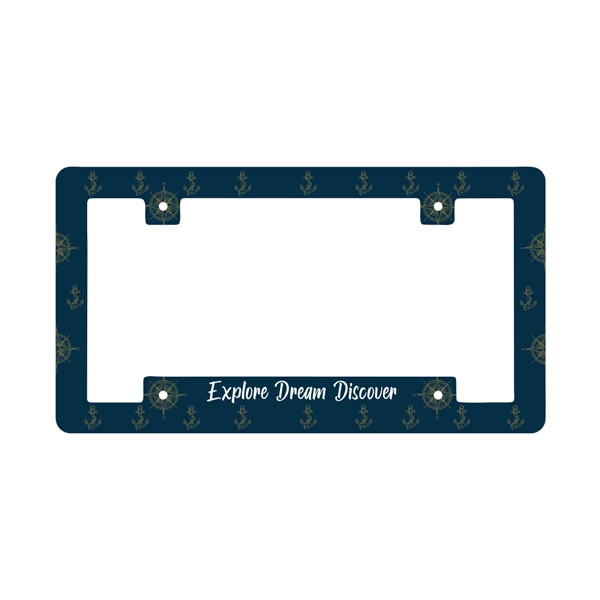 Powder coated metal license plate frame with full color digital print.... from ASI 76797 Pelican Graphics / Pelican Lures