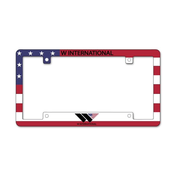 Powder coated metal license plate frame with full color digital print.... from ASI 76797 Pelican Graphics / Pelican Lures