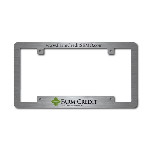 Powder coated metal license plate frame with full color digital print.... from ASI 76797 Pelican Graphics / Pelican Lures