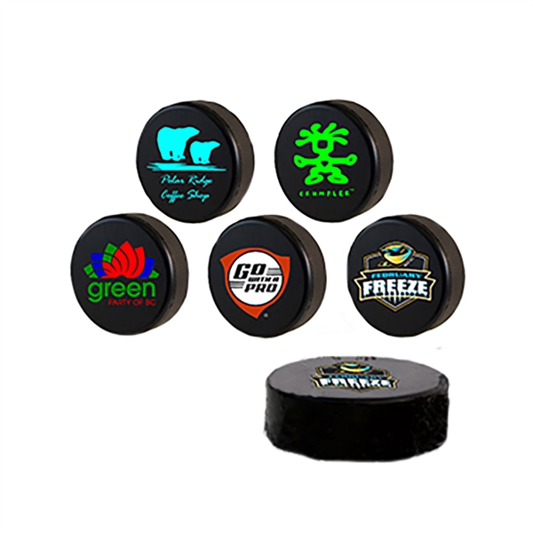 UV CMYK printed Souvenir Hockey Puck... from ASI 76797 Pelican Graphics